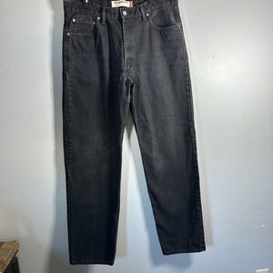 Levi's 550 Jeans Black‎ Relaxed Fit Mens W36 L34 Denim Pants